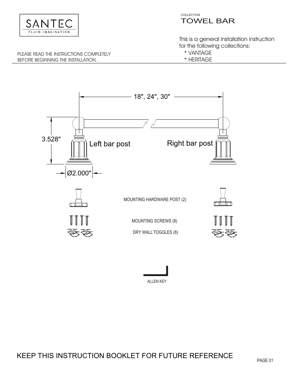 Santec 2960VA User Manual | 3 pages