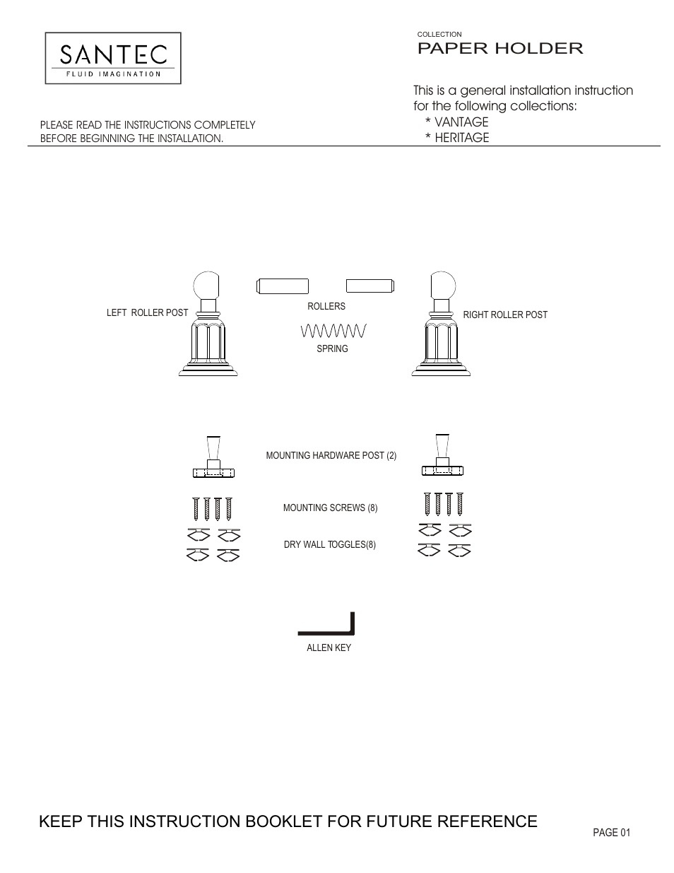 Santec 2965VA User Manual | 3 pages