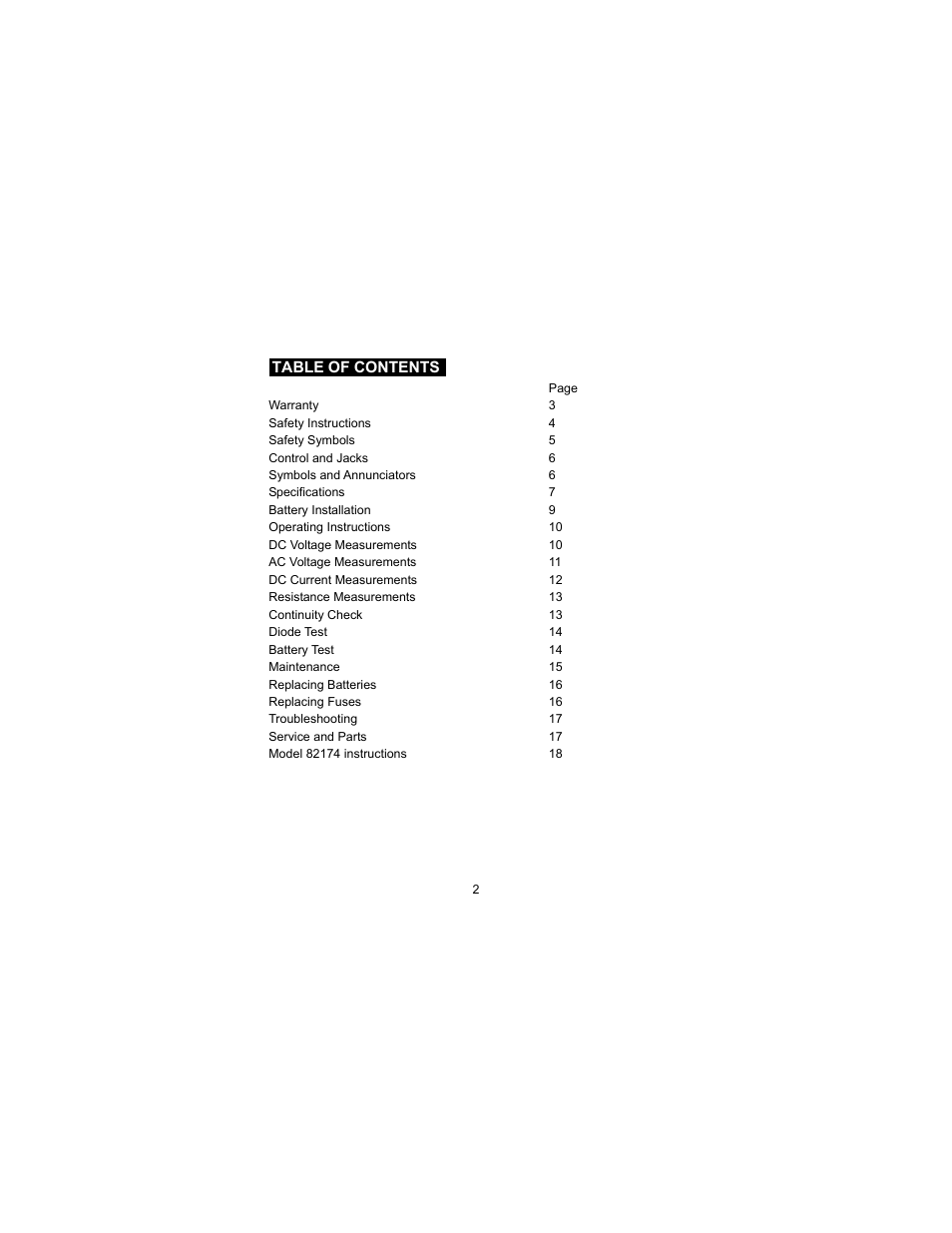 Craftsman 82140 User Manual | Page 2 / 21