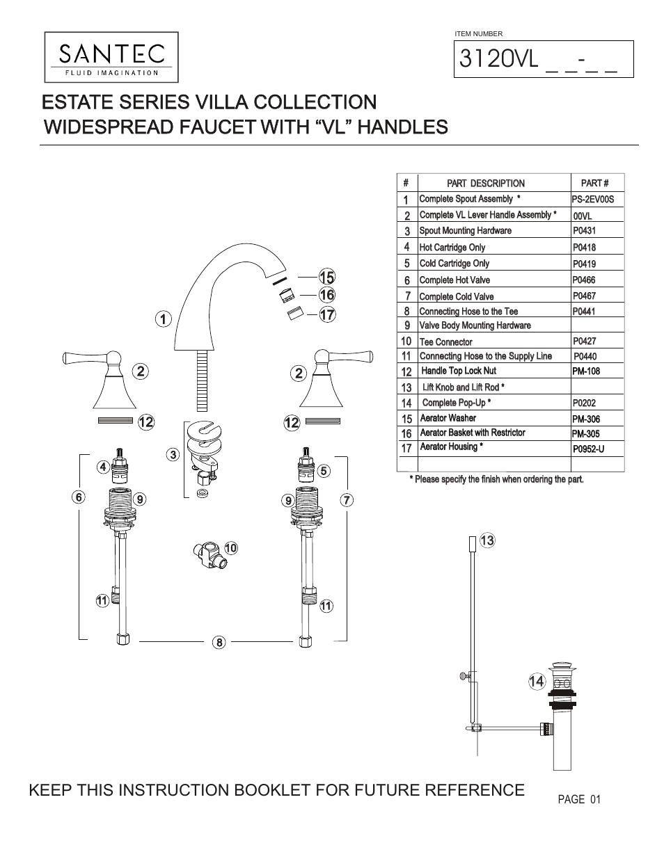 Santec 3120VL User Manual | 4 pages