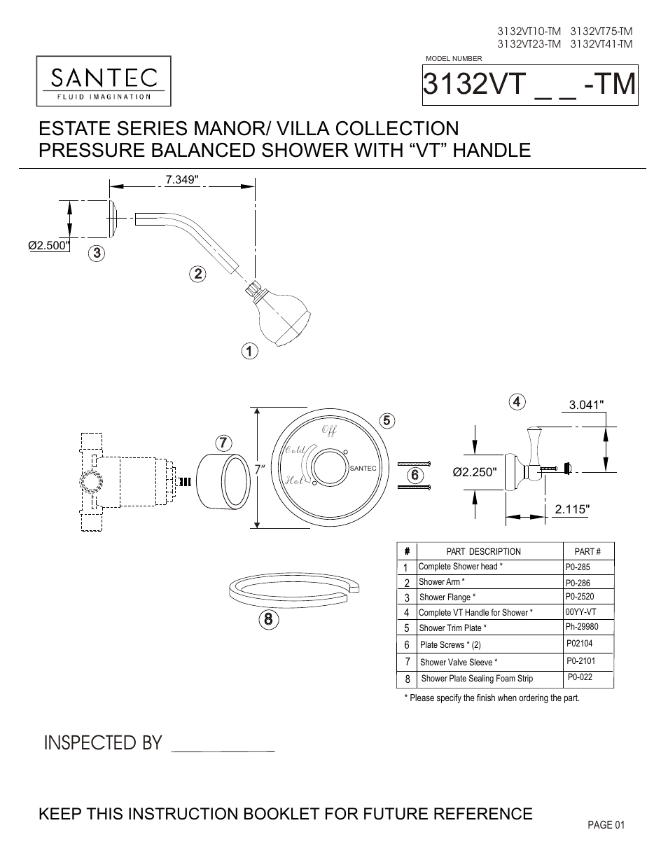 Santec 3132VT User Manual | 4 pages