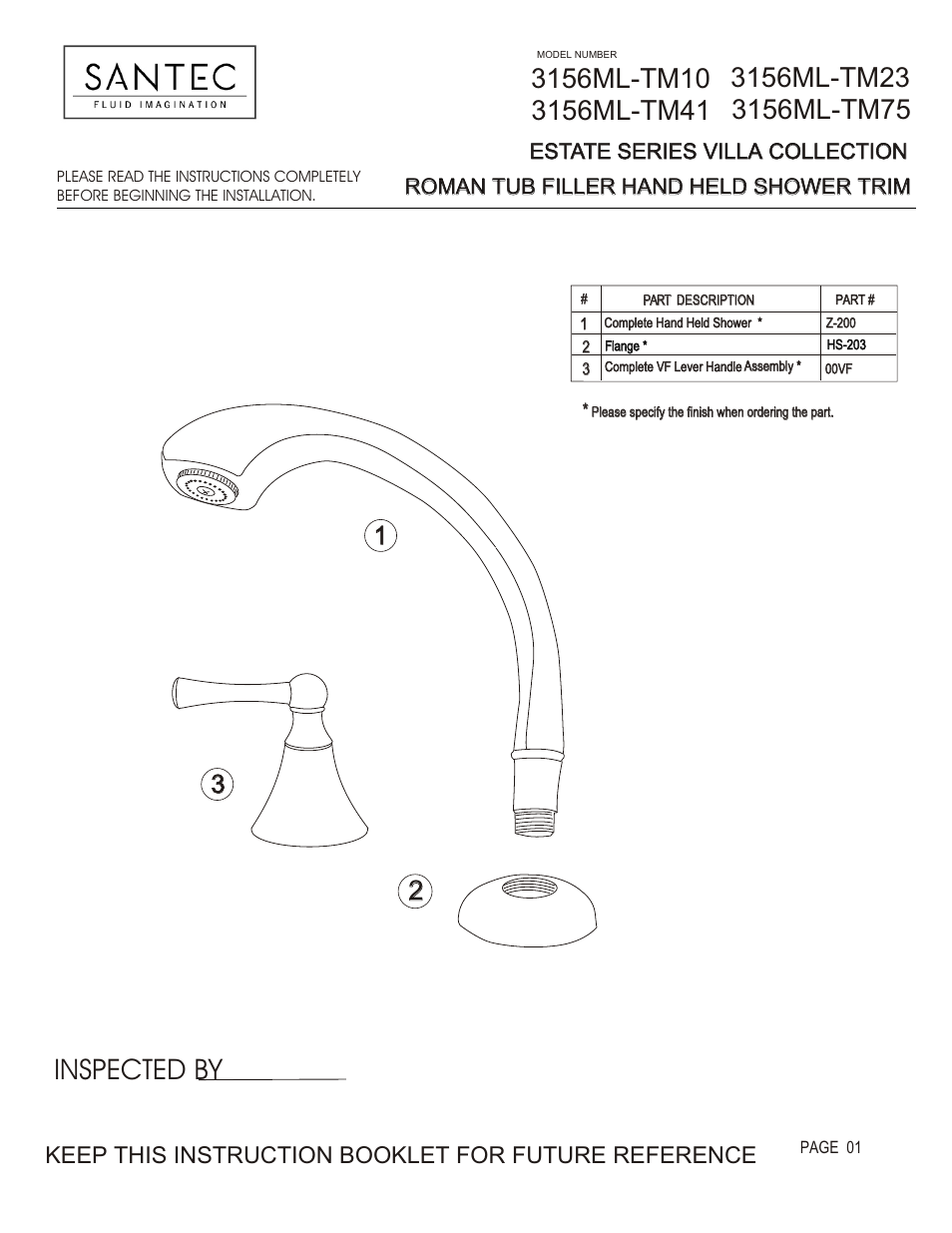 Santec 3156ML-TM User Manual | 4 pages