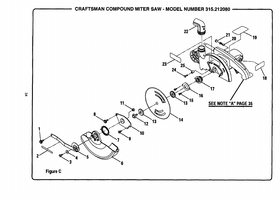 Craftsman 315.212080 User Manual | Page 34 / 36
