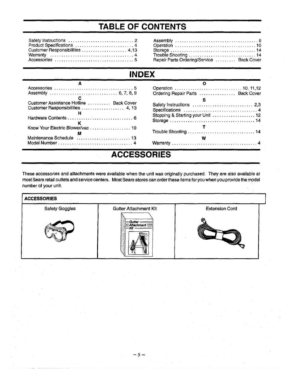 Craftsman 358.798340 User Manual | Page 5 / 16