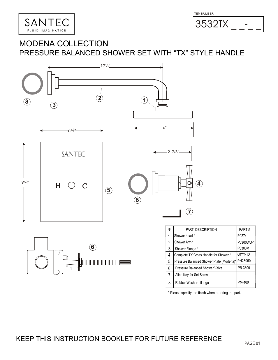 Santec 3532TX User Manual | 4 pages
