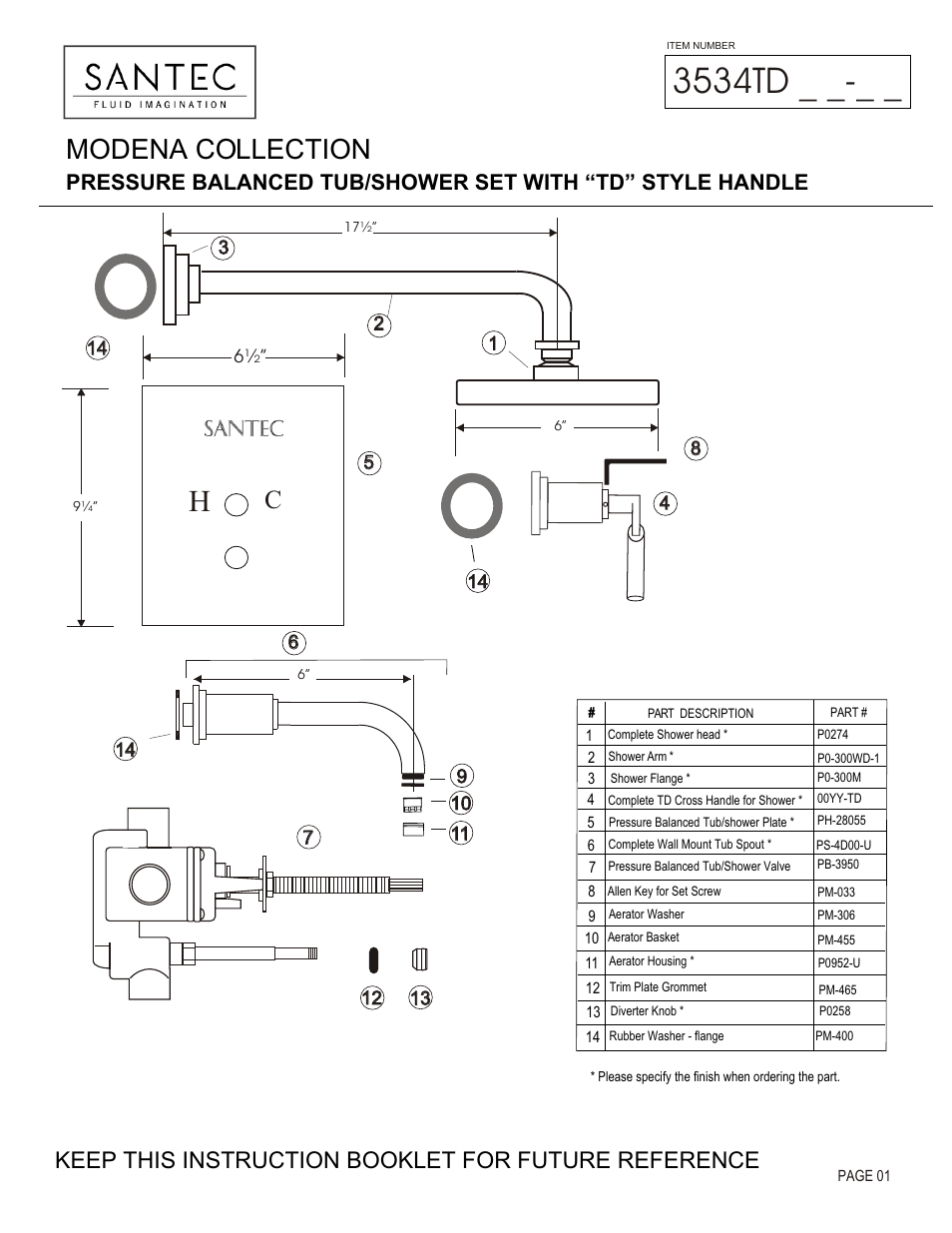 Santec 3534TD User Manual | 4 pages
