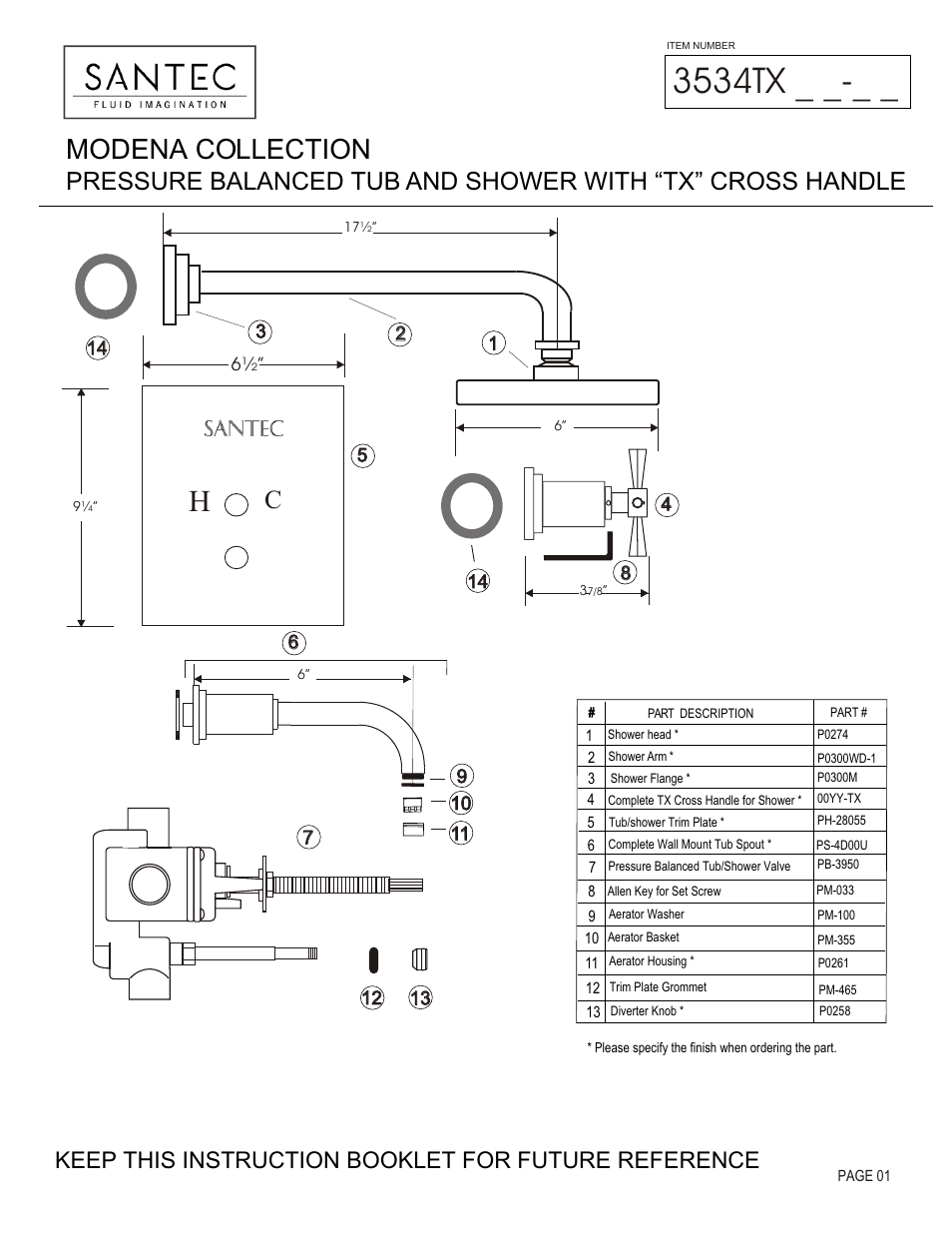 Santec 3534TX User Manual | 4 pages