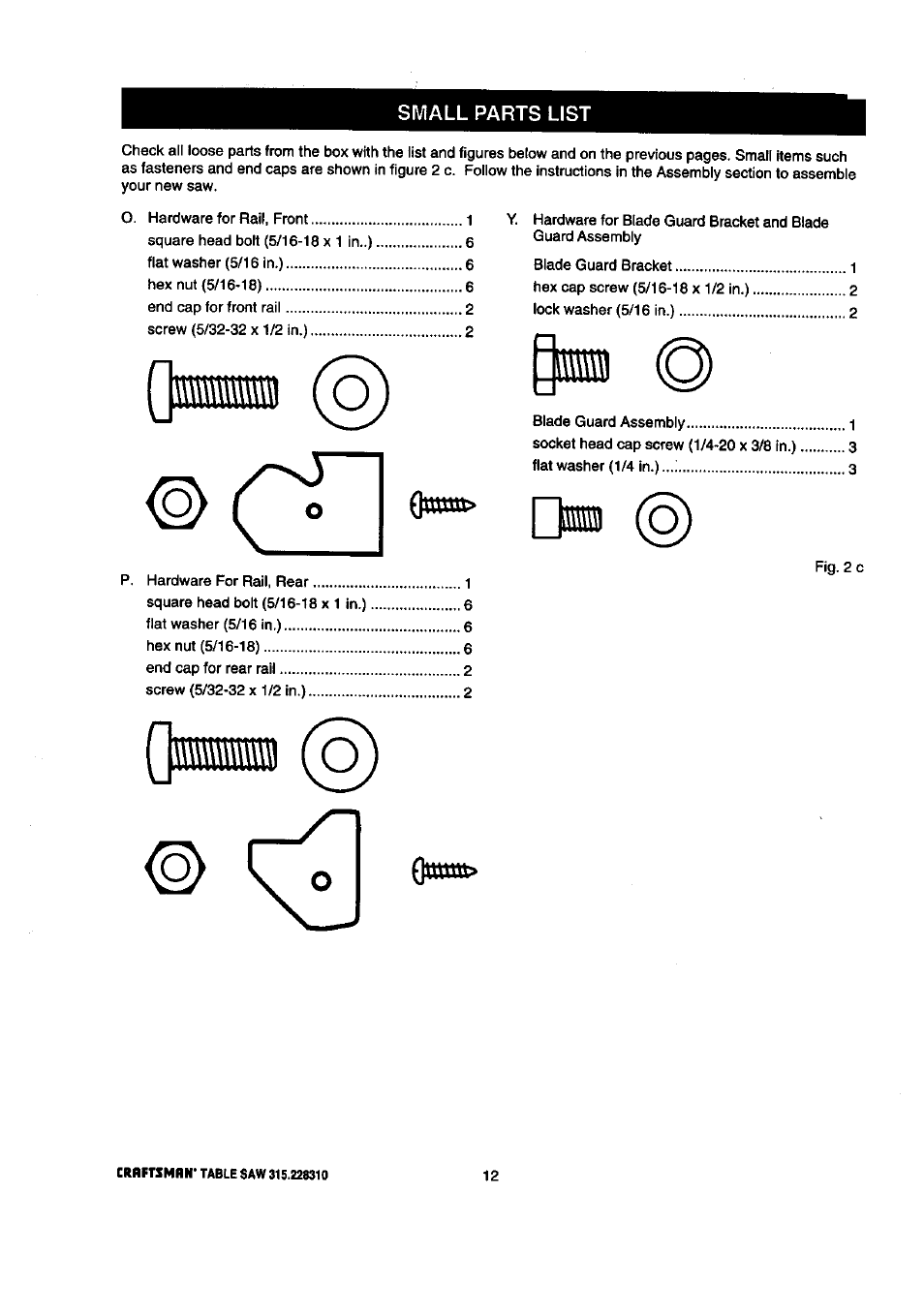 Isb (o) <g>(pr | Craftsman 315.228310 User Manual | Page 12 / 64