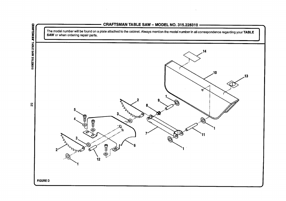 Figure d | Craftsman 315.228310 User Manual | Page 52 / 64