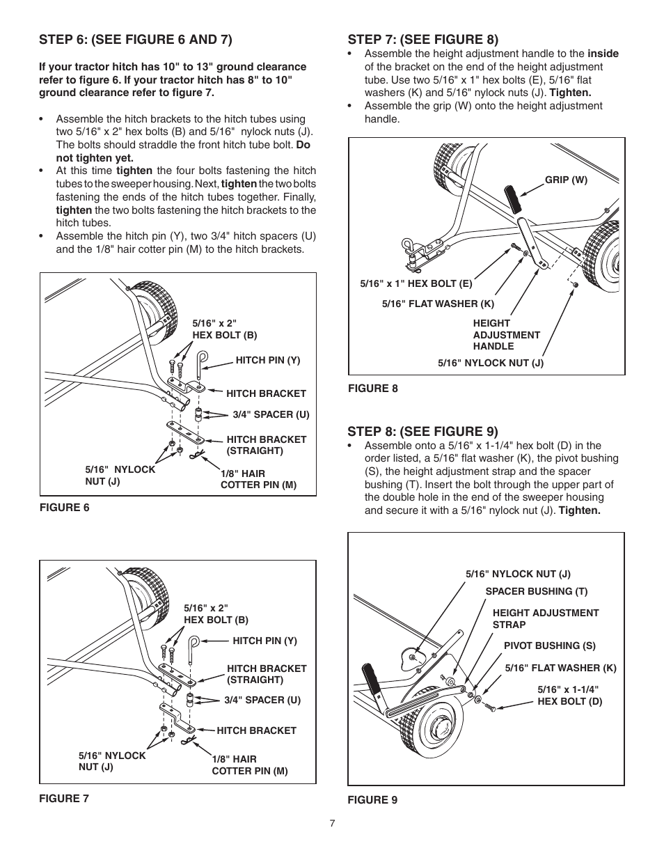 Craftsman LAWNSWEEPER 486.242211 User Manual | Page 7 / 20