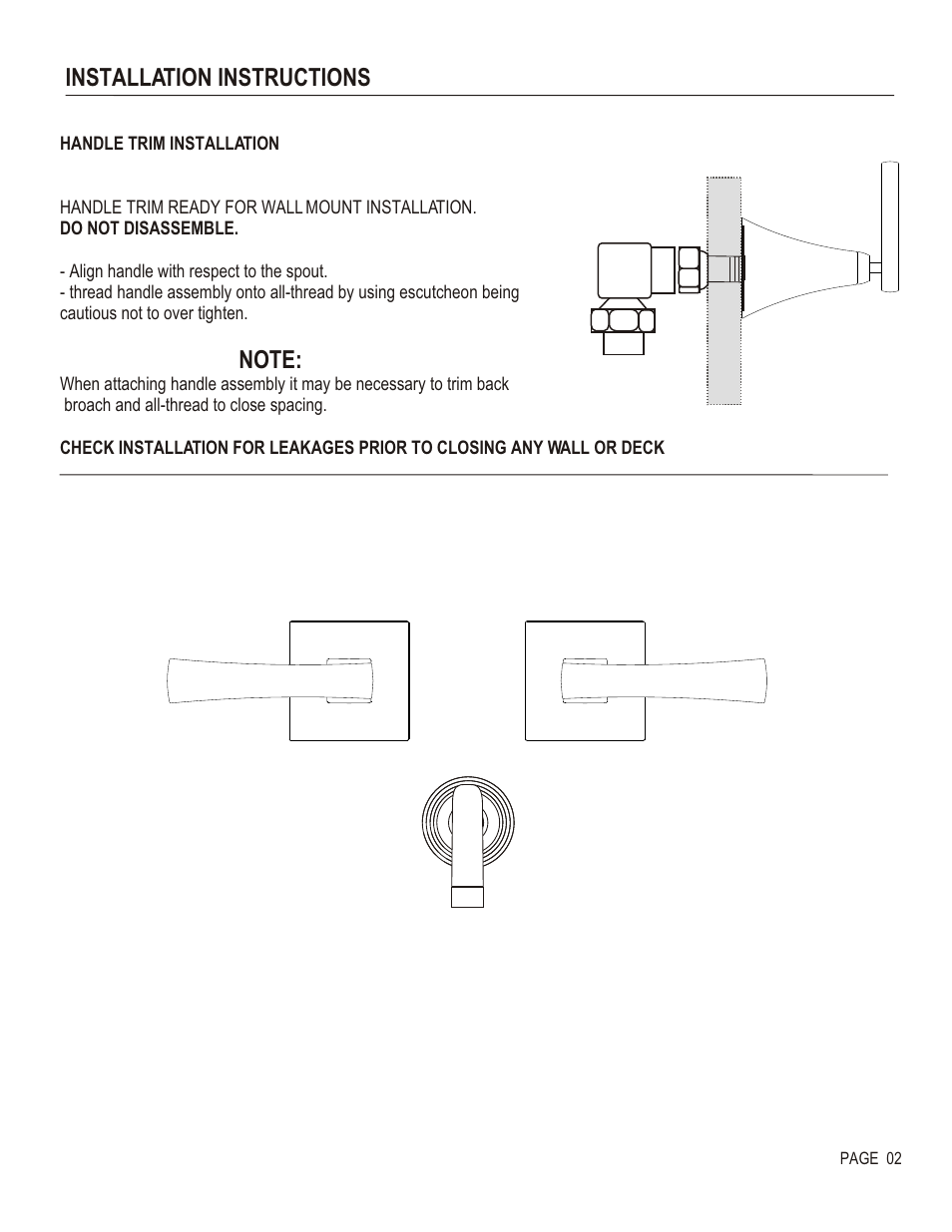 Installation instructions | Santec 3629EN-TM User Manual | Page 2 / 3