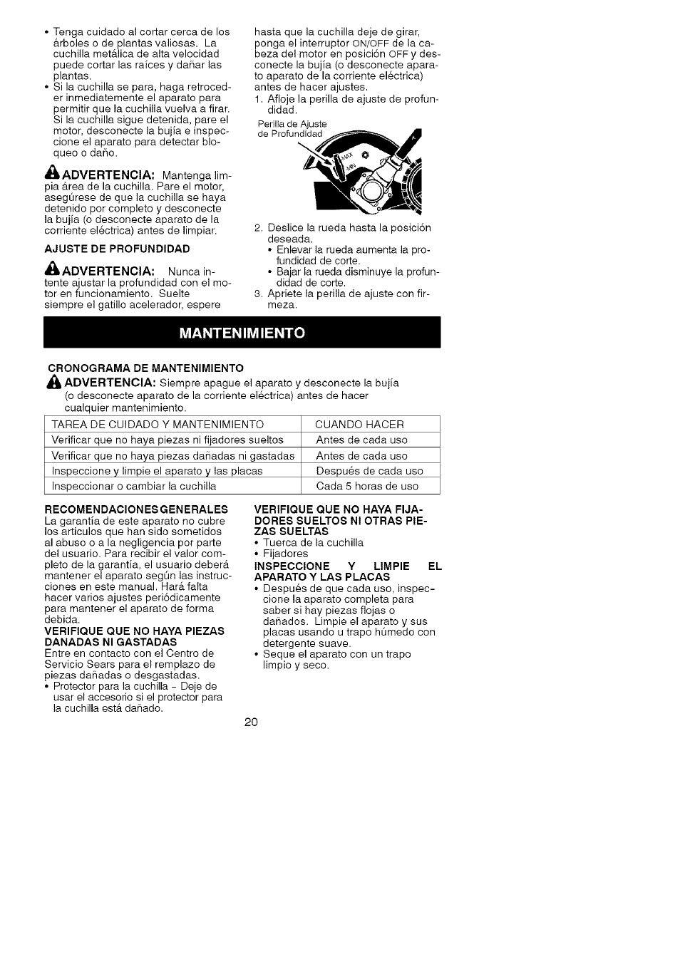 Craftsman 358.792403 User Manual | Page 19 / 21