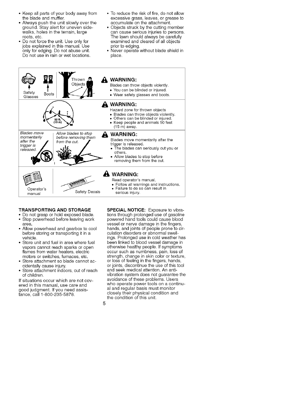 Craftsman 358.792403 User Manual | Page 5 / 21
