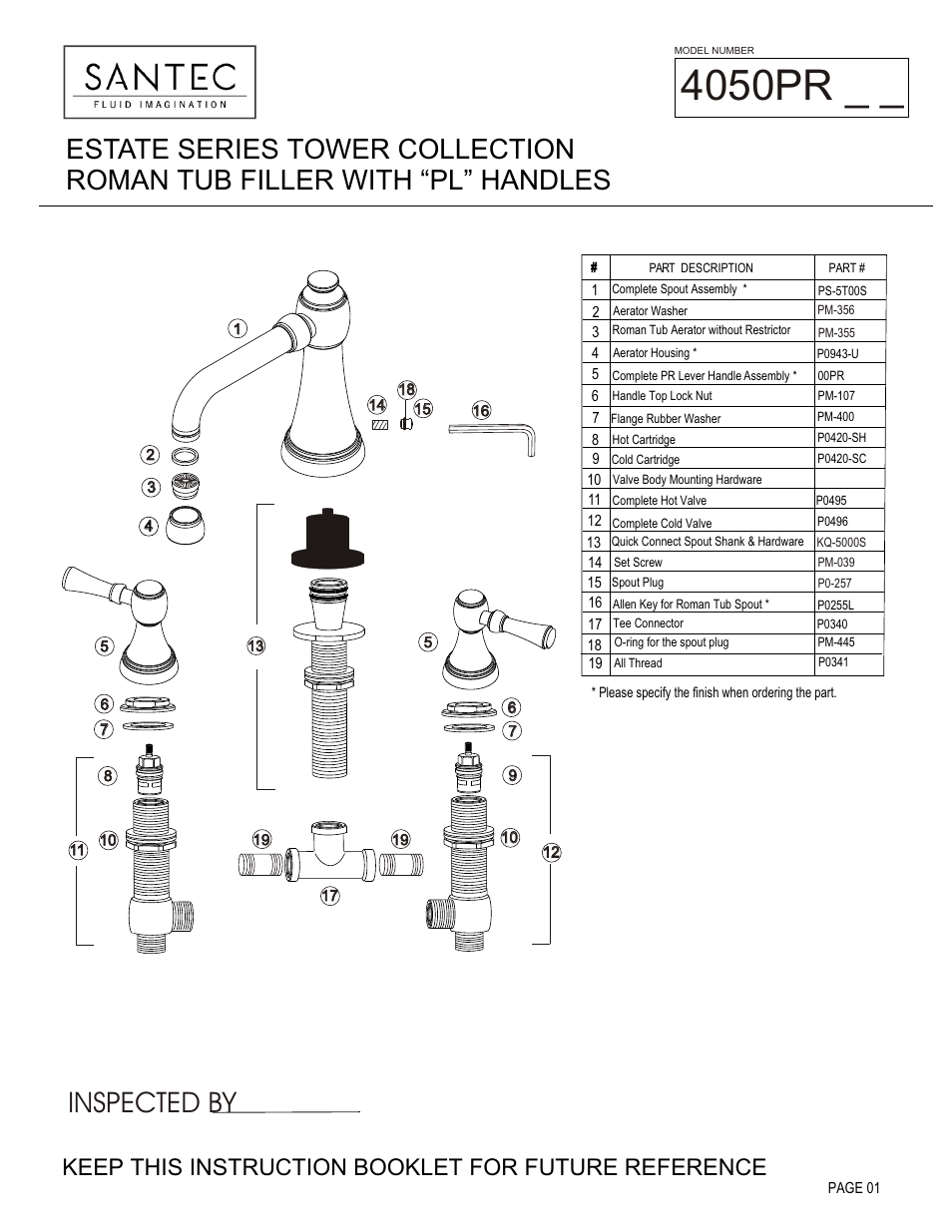 Santec 4050PR User Manual | 4 pages