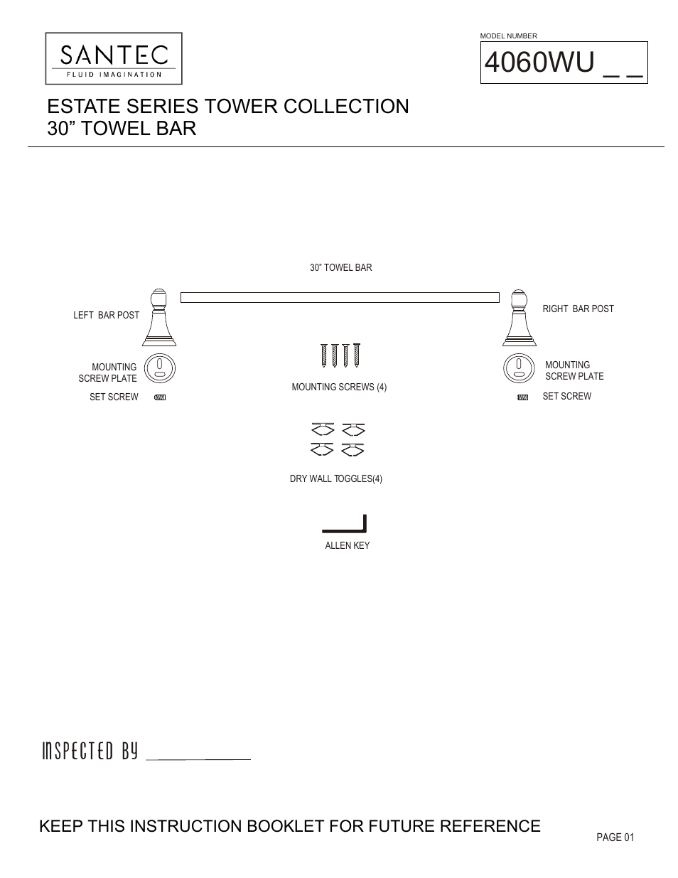 Santec 4060WU User Manual | 3 pages