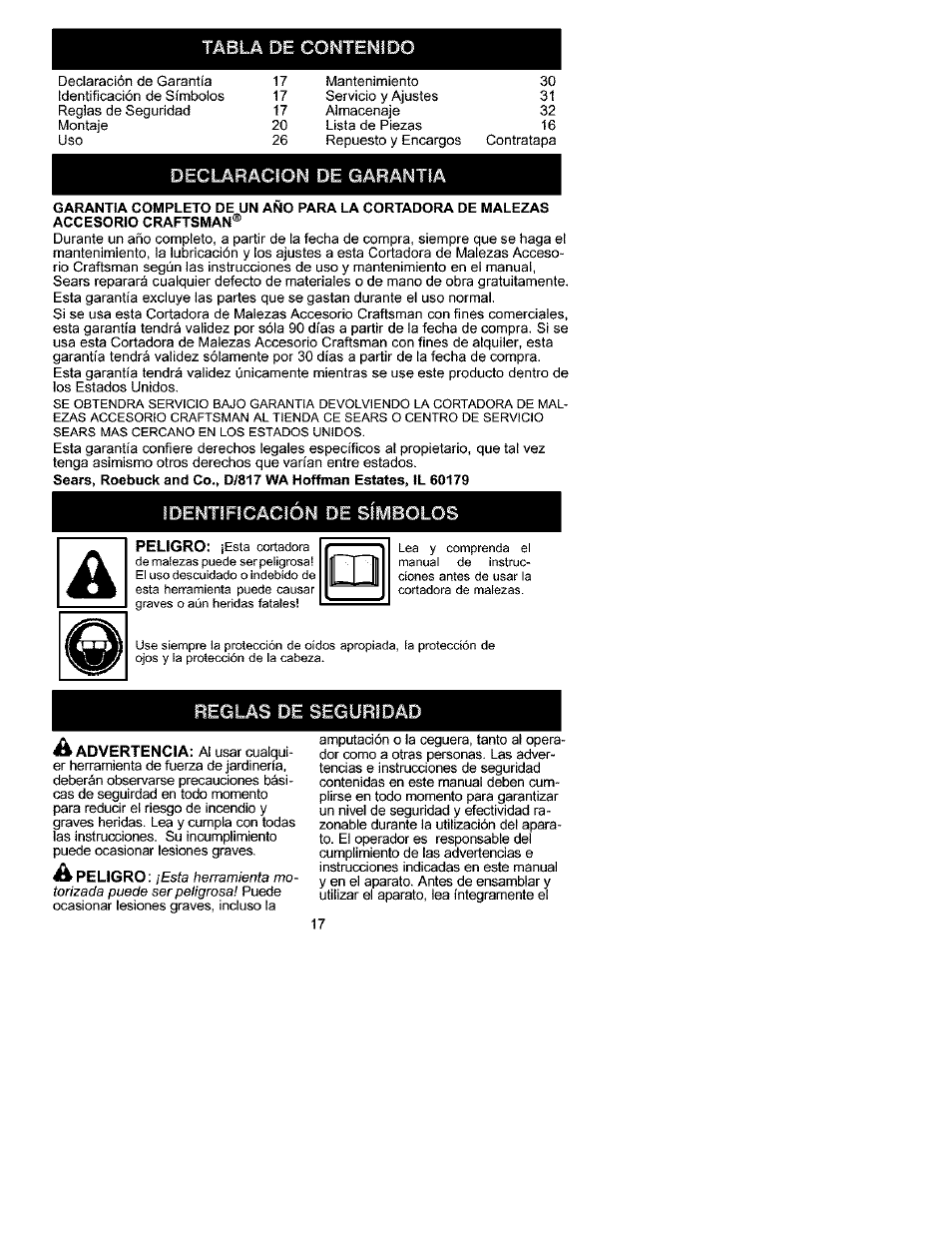 Ffíi ag hf qffiiipinan | Craftsman 358.792440 User Manual | Page 16 / 31