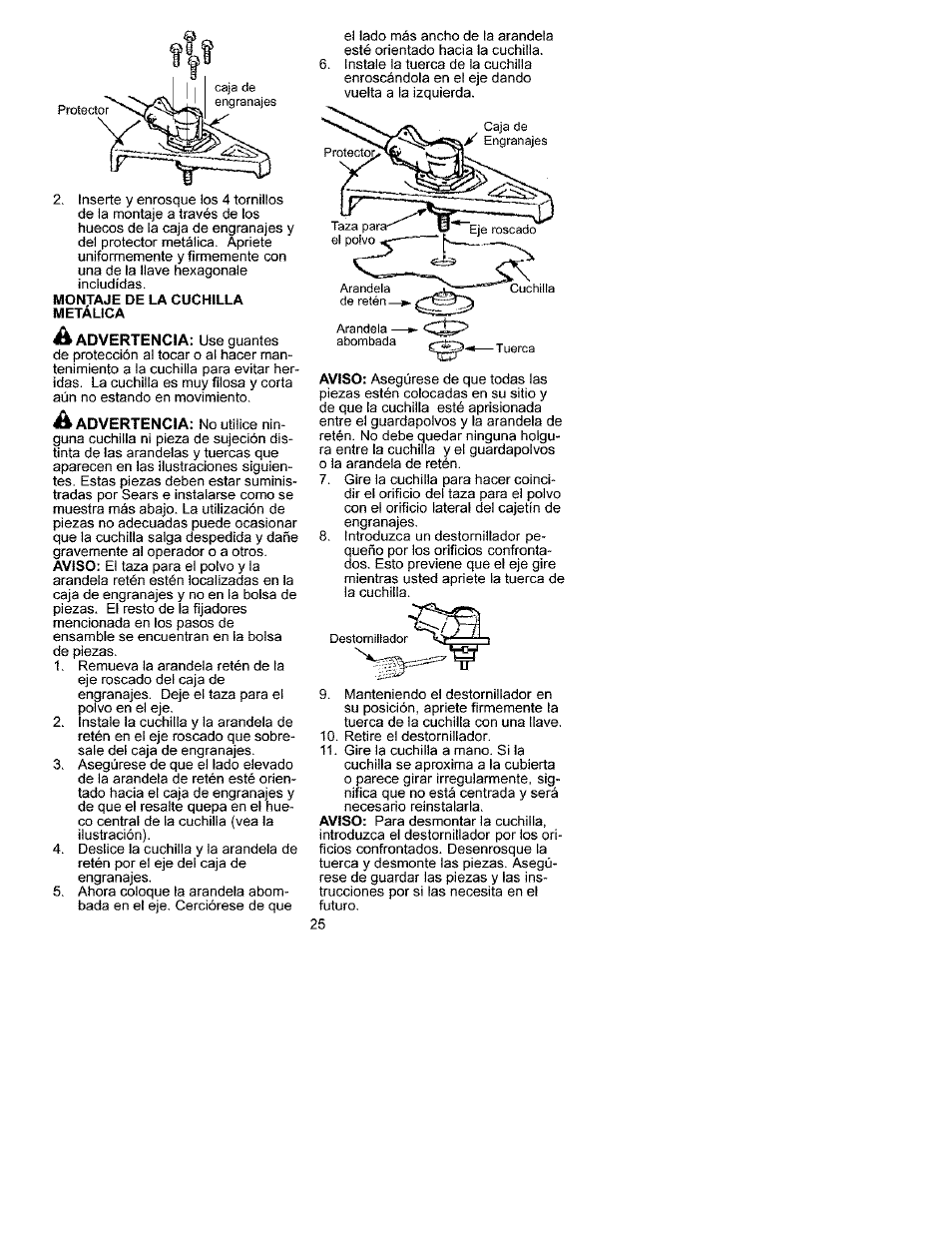 Craftsman 358.792440 User Manual | Page 24 / 31