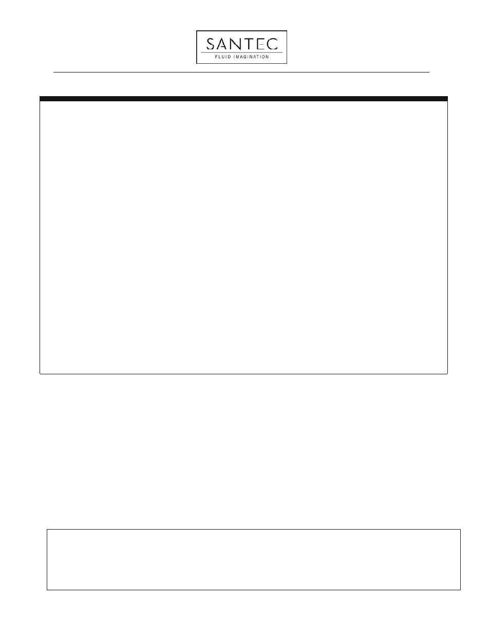 Santec lifetime limited warranty | Santec 6120EY User Manual | Page 6 / 6