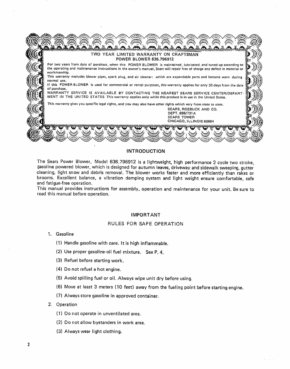 4|li | Craftsman 636.796912 User Manual | Page 2 / 18