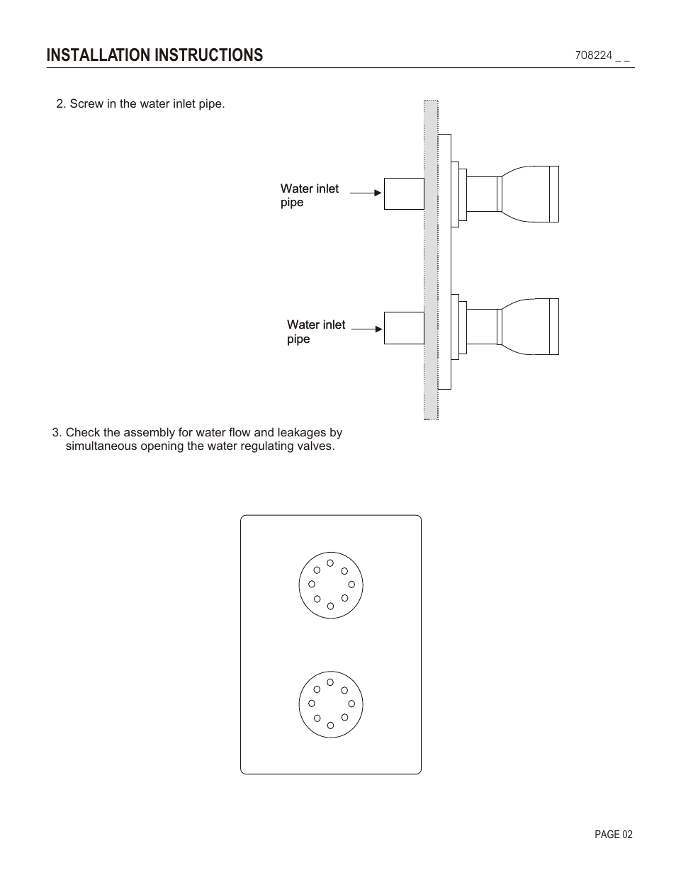 Installation instructions | Santec 708224 User Manual | Page 2 / 3