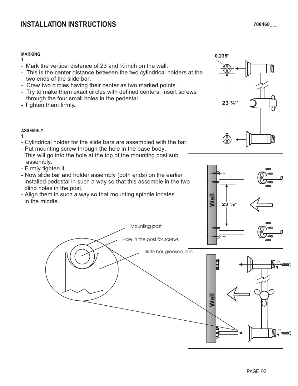 Installation instructions | Santec 708460 User Manual | Page 2 / 4