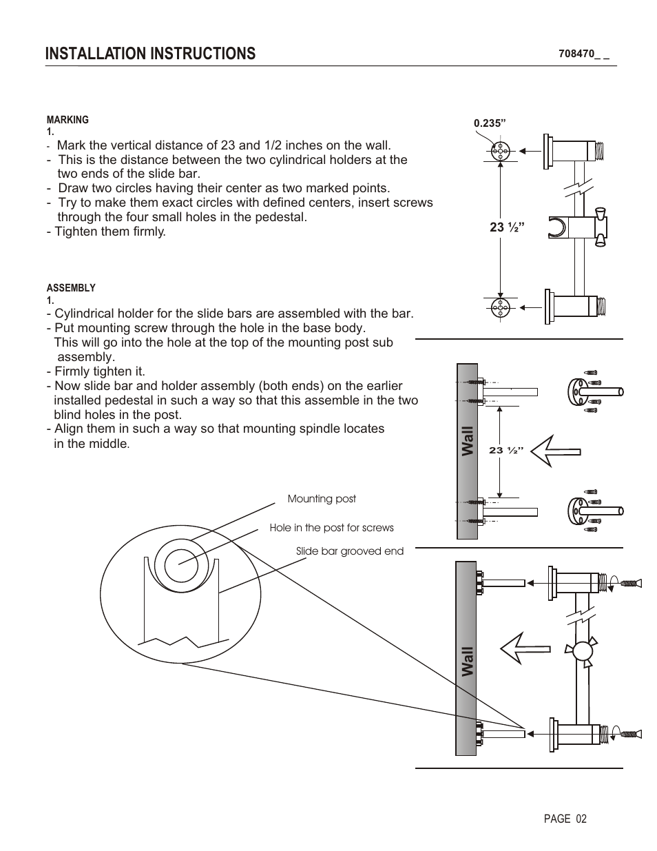 Installation instructions | Santec 708470 User Manual | Page 2 / 4