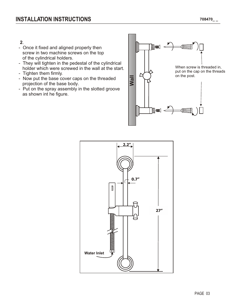 Installation instructions | Santec 708470 User Manual | Page 3 / 4