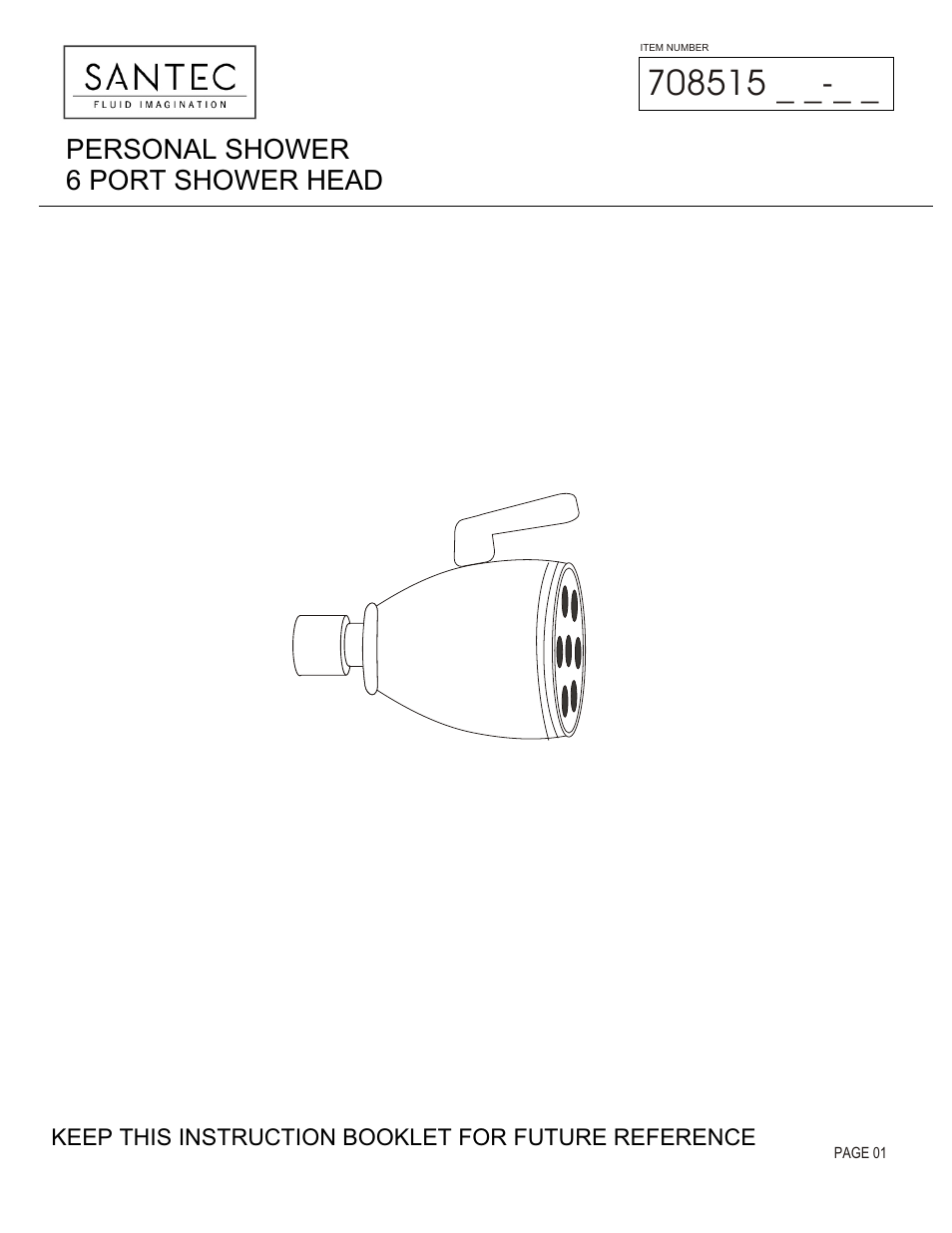 Santec 708515 User Manual | 3 pages