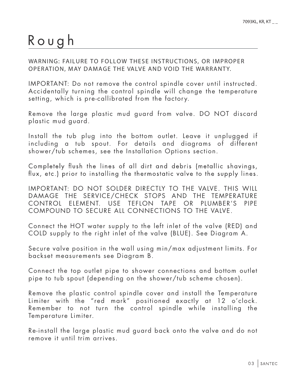 Santec 7093KT-TM User Manual | Page 3 / 12