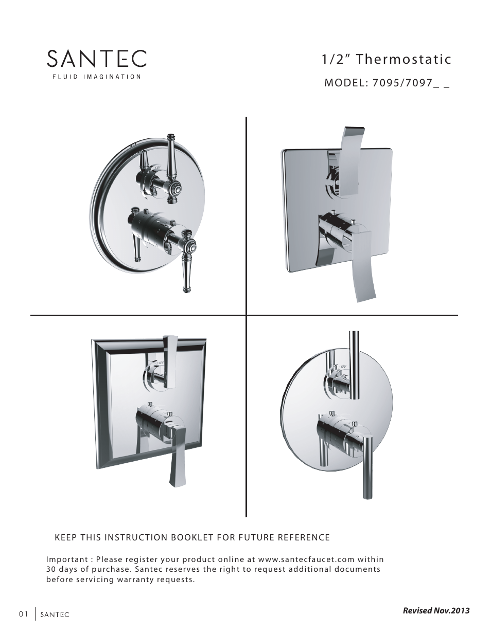 Santec 7097..-TM User Manual | 6 pages