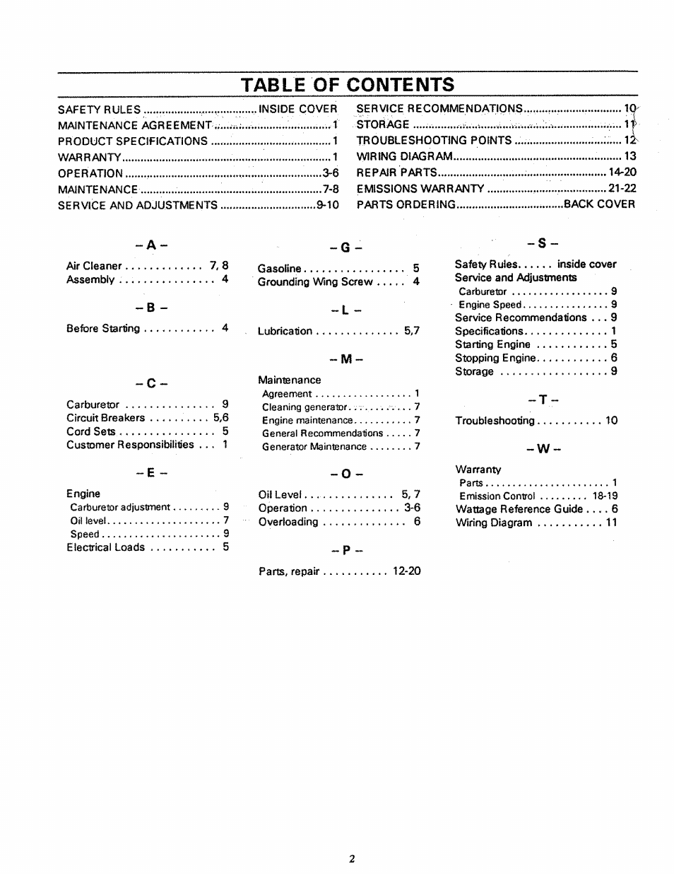 Craftsman 580.327270 User Manual | Page 4 / 20