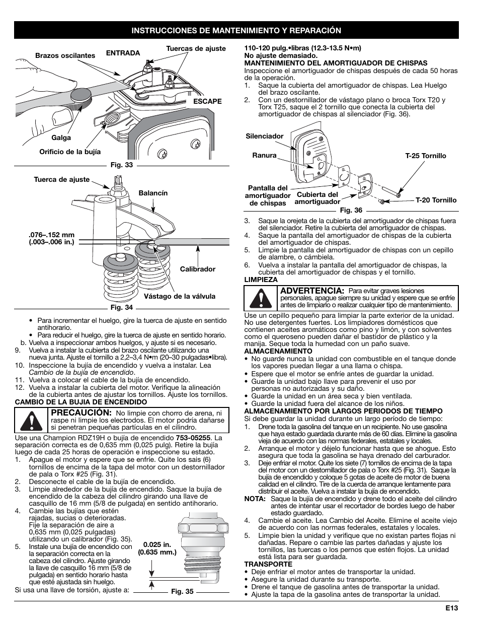 Craftsman 316.7948 User Manual | Page 29 / 36