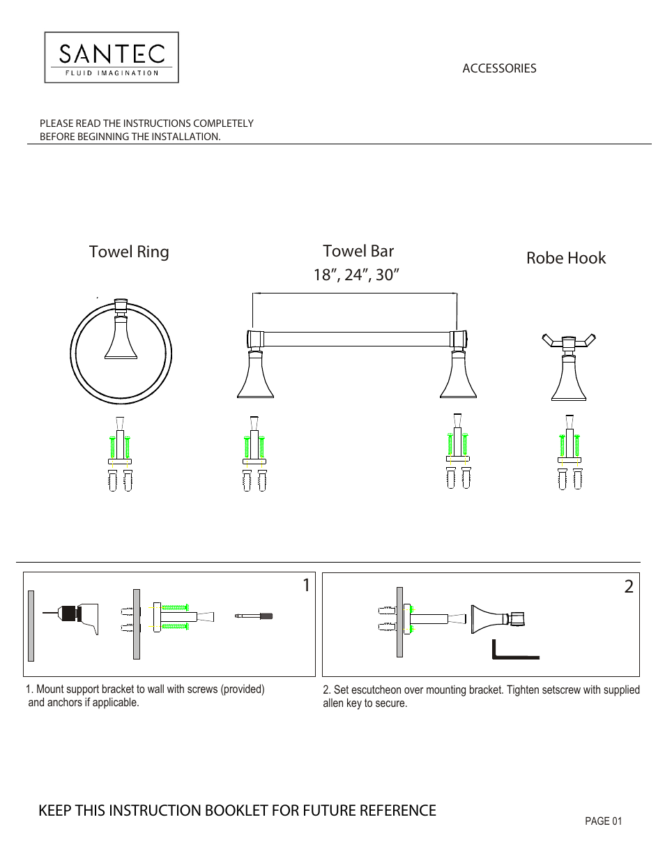 Santec 9260DC User Manual | 2 pages