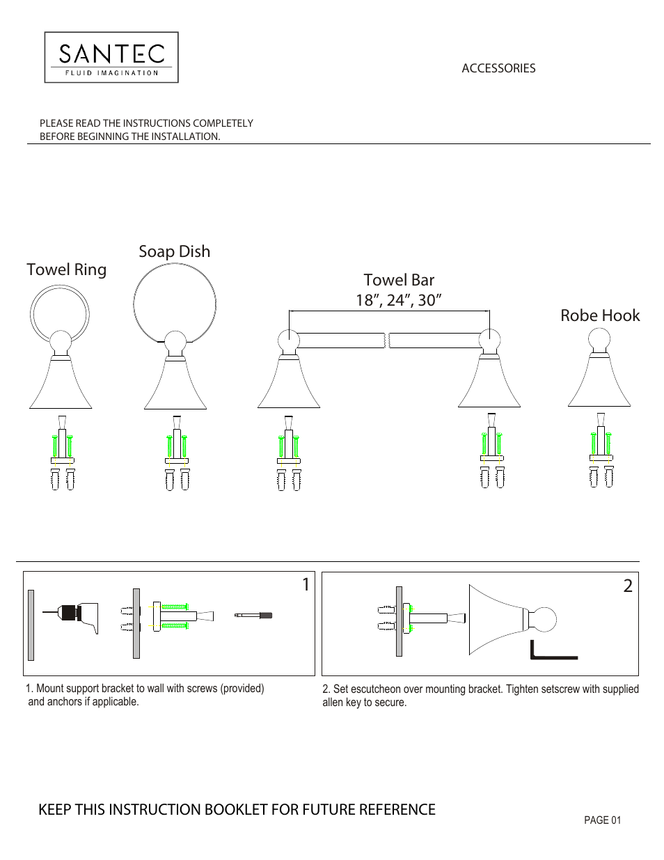Santec 9265DC User Manual | 2 pages