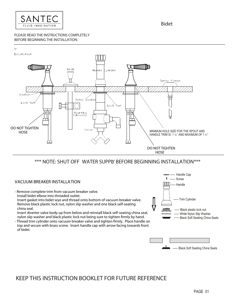 Santec 9270DC User Manual | 4 pages