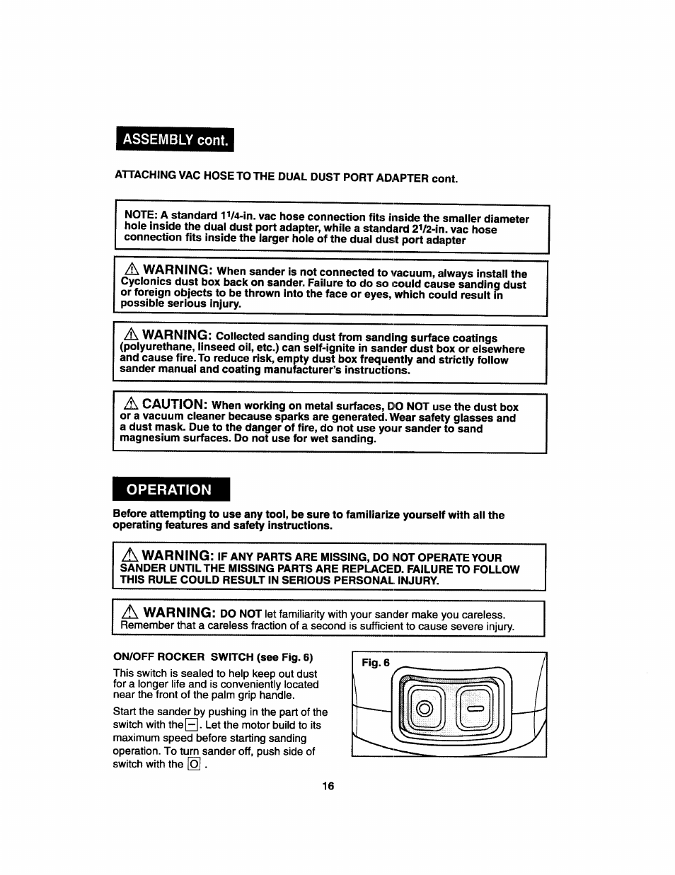 Craftsman 172.27673 User Manual | Page 16 / 52