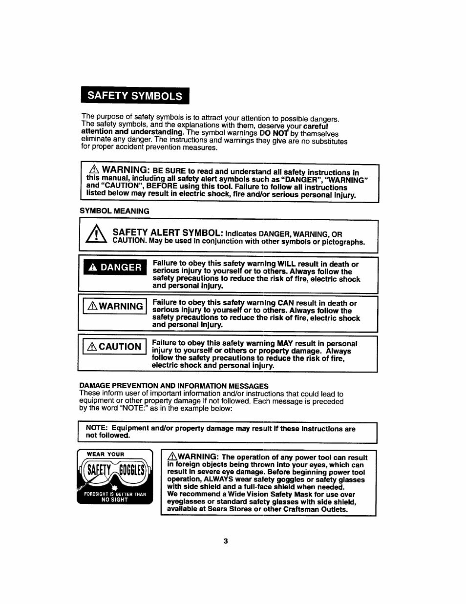Craftsman 172.27673 User Manual | Page 3 / 52