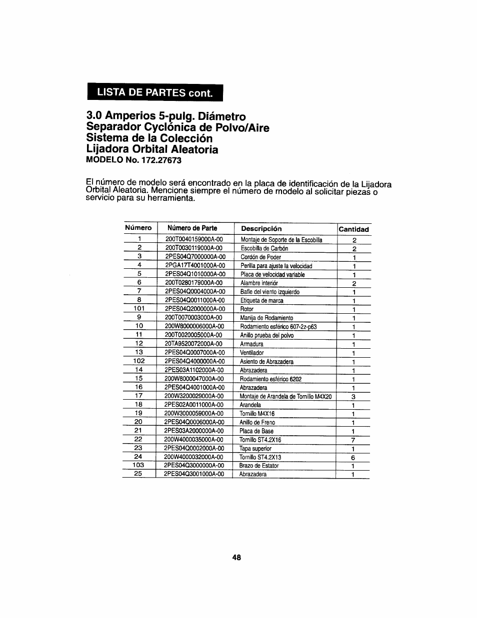 Craftsman 172.27673 User Manual | Page 49 / 52