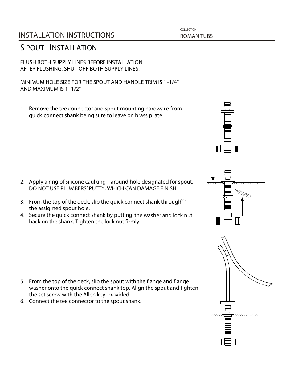 Installation instructions, Pout, Nstallation | Santec 9950CR User Manual | Page 2 / 5