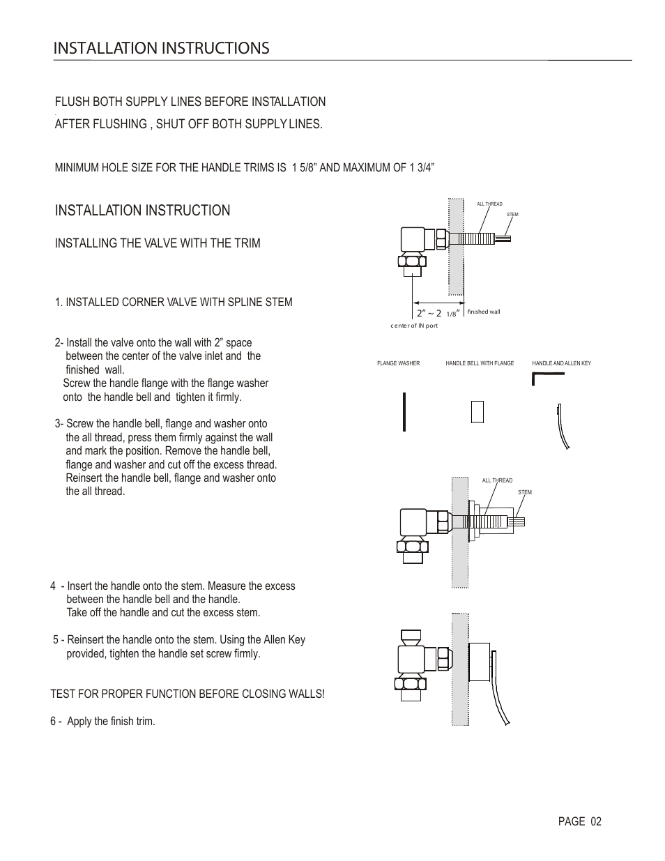 Installation instructions, Installation instruction | Santec YY-CR User Manual | Page 2 / 3