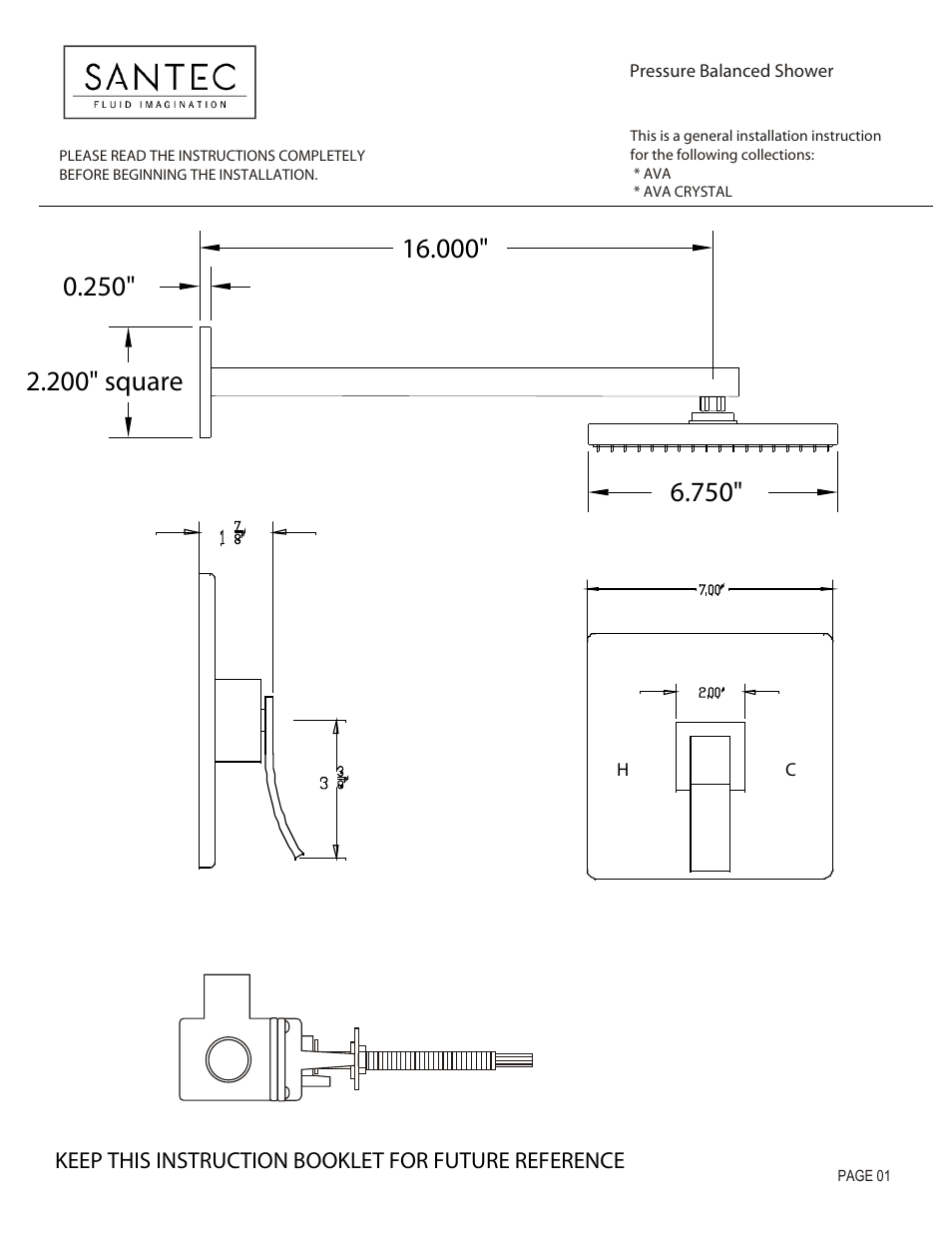 Santec 9932CU-TM User Manual | 4 pages