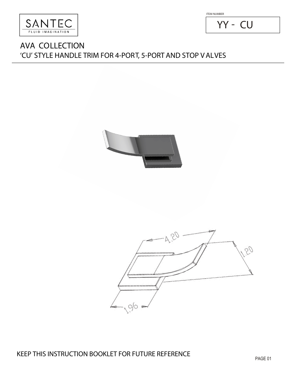 Santec YY-CU User Manual | 3 pages