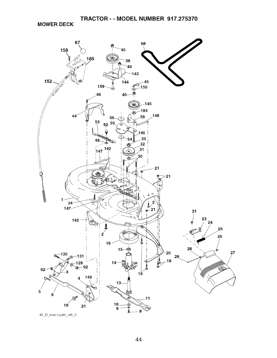 Craftsman 917.275370 User Manual | Page 44 / 56