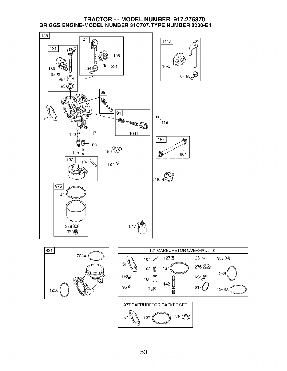 Craftsman 917.275370 User Manual | Page 50 / 56