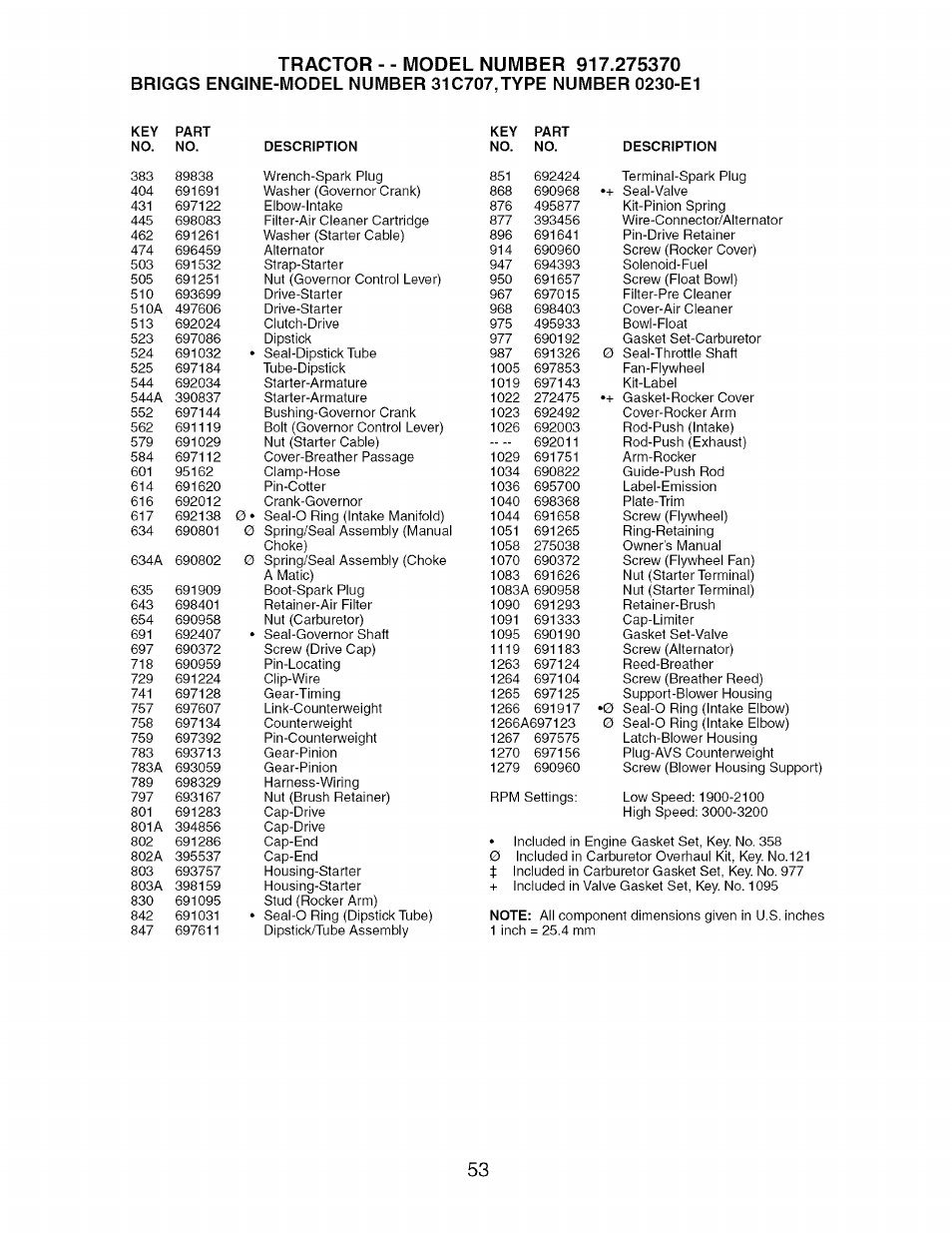 Craftsman 917.275370 User Manual | Page 53 / 56