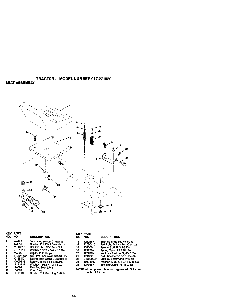 Craftsman 917.271820 User Manual | Page 44 / 60