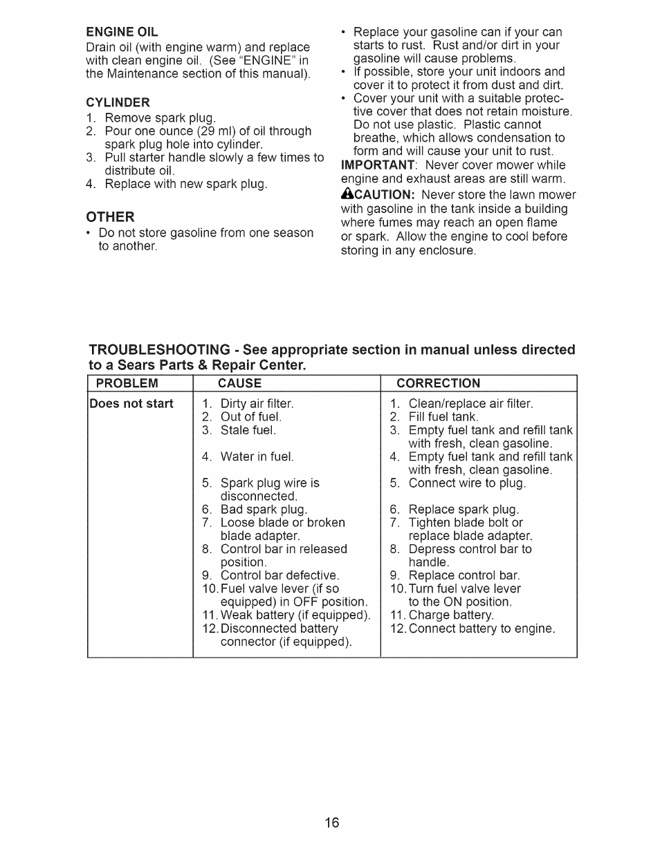 Craftsman 917.389051 User Manual | Page 16 / 44