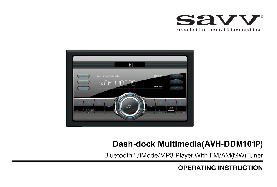 SAVV AVH-DDM101P User Manual | 16 pages