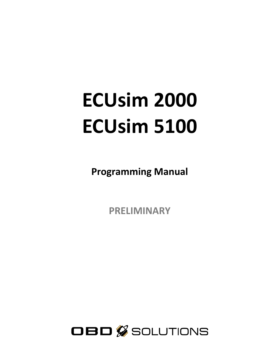 ScanTool 5100 ECUsim User Manual | 13 pages