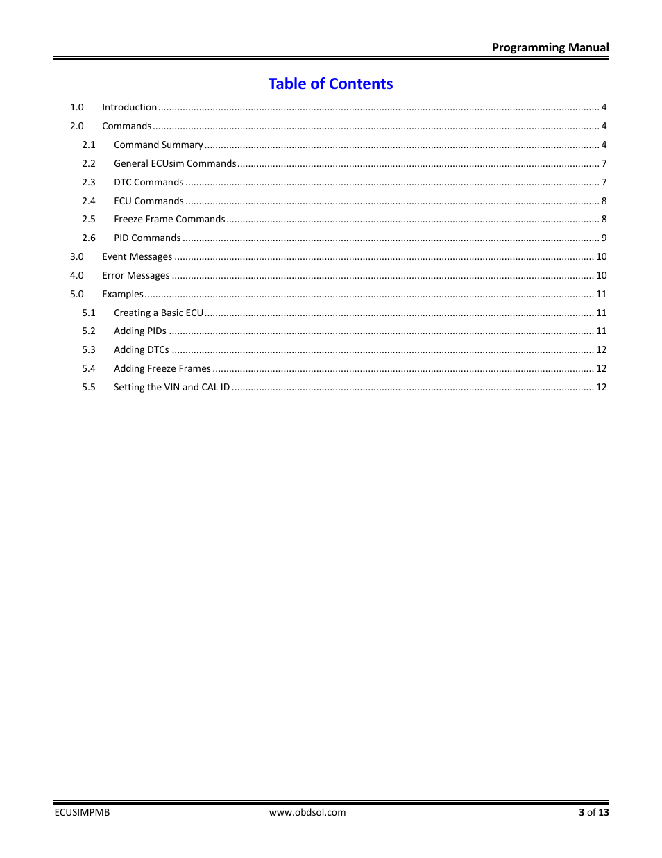 ScanTool 5100 ECUsim User Manual | Page 3 / 13